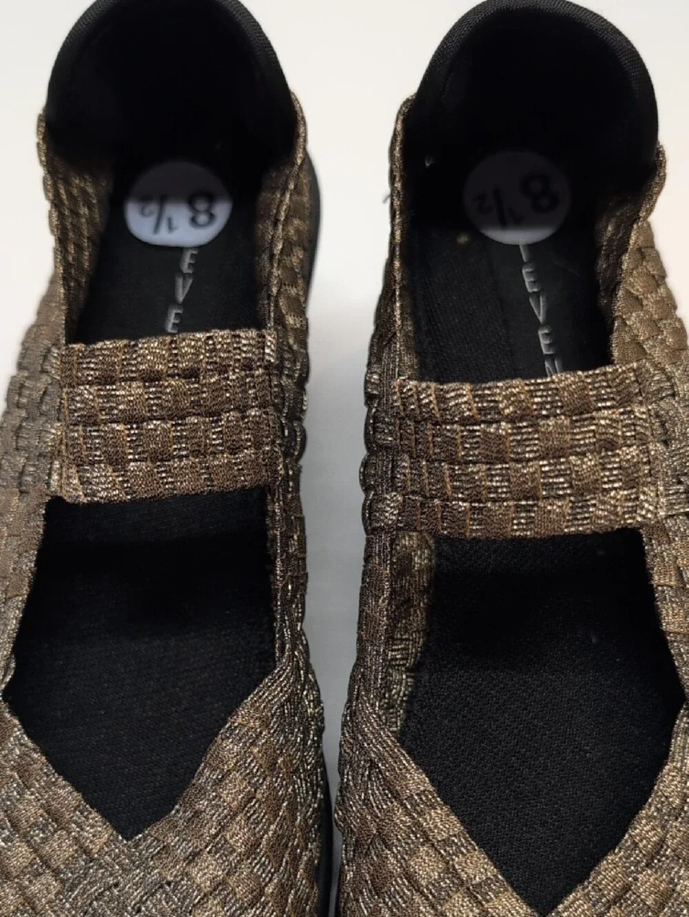 Steven By Steve Madden woven metallic
